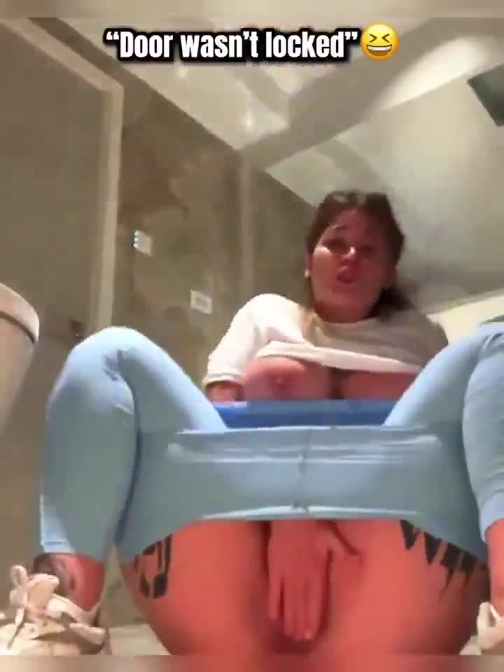 She forgot to close the door