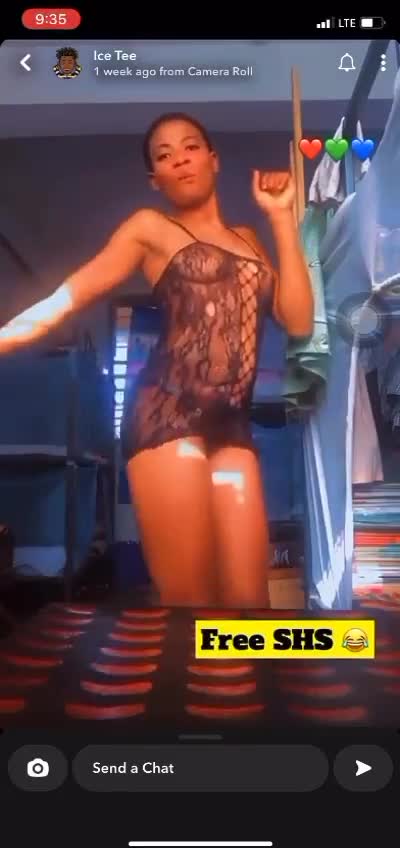 SHS girl shows us her dancing moves in her dorm